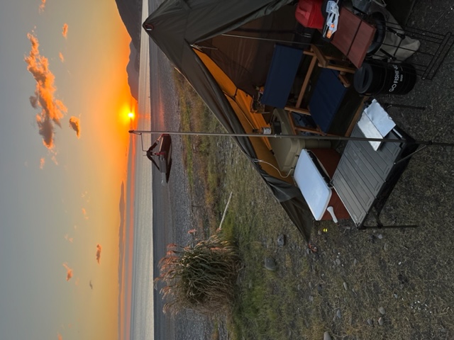 煙樹ヶ浜でカゴ釣り