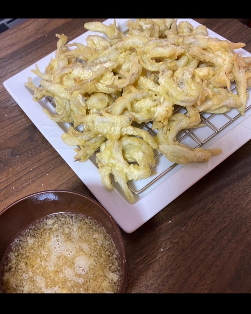 ワカサギ釣り&天ぷら