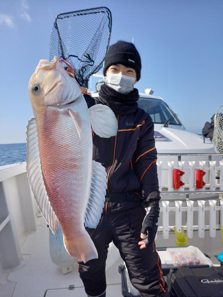 和歌山県海南市よりボートのアマラバでシロアマダイ、青物釣果