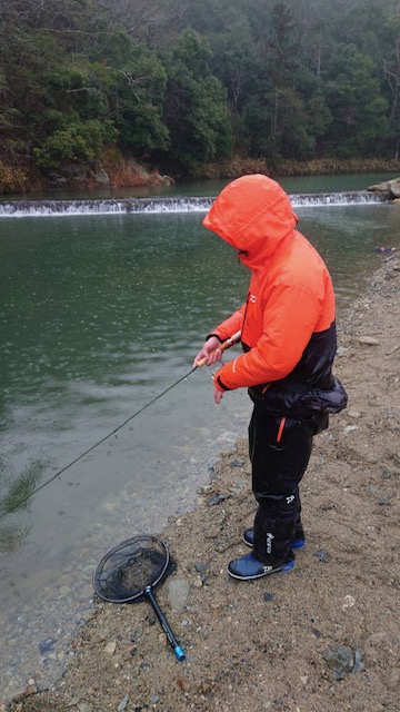 兵庫県猪名川町の北田原ます釣り場でルアートラウト釣果