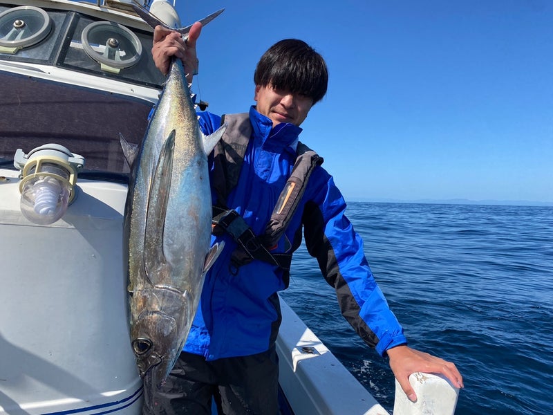 三重県南伊勢のトンジギでビンチョウマグロ釣果