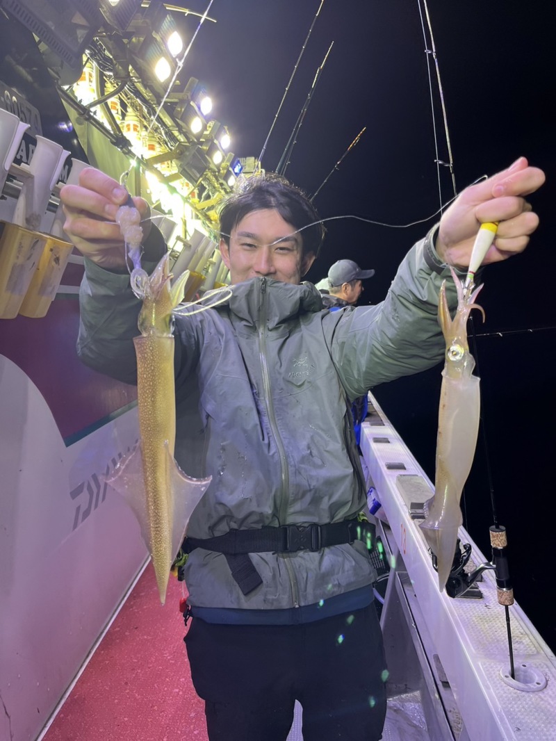 福井県美浜よりイカメタルでヤリイカ釣果