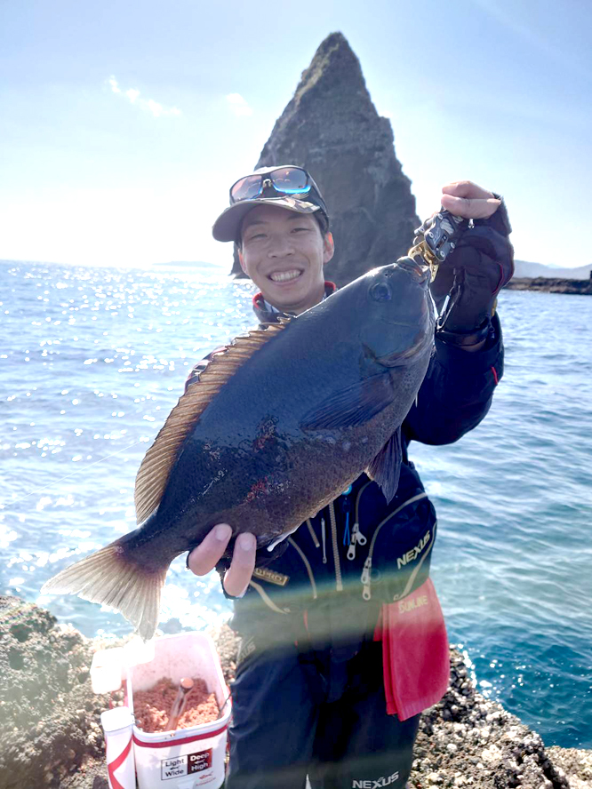 長崎県五島列島福江島の磯フカセでグレ釣果