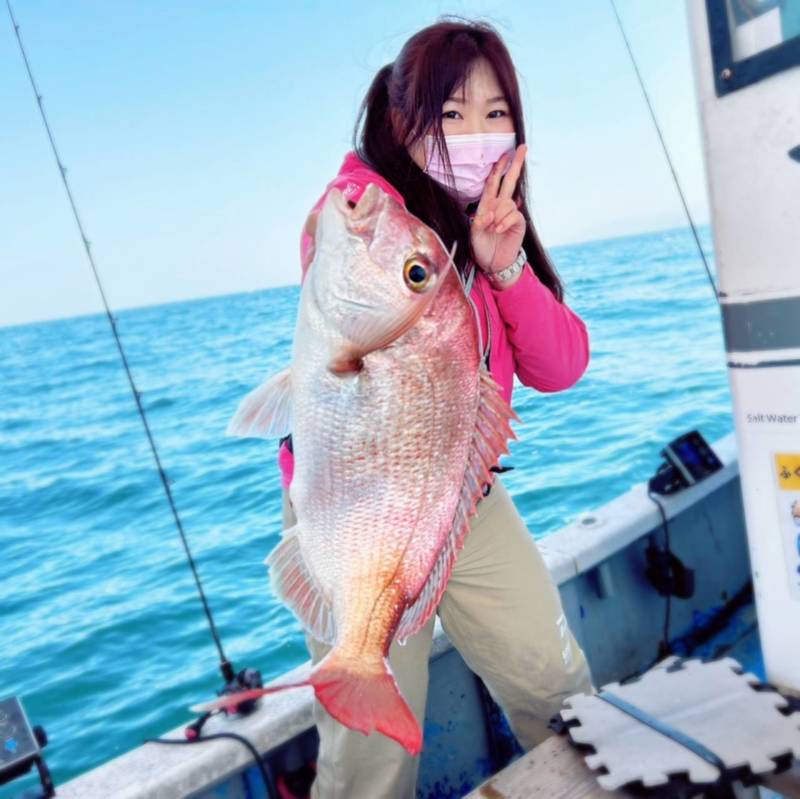 大阪府泉南小島よりタイラバで真鯛釣果