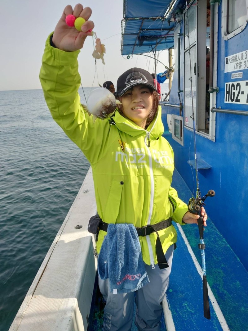 兵庫県明石市の船釣りでショウサイフグ釣果
