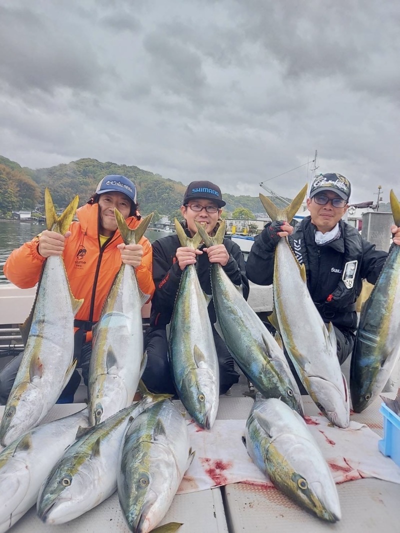 京都府舞鶴港の船釣り完全フカセでヒラマサ釣果