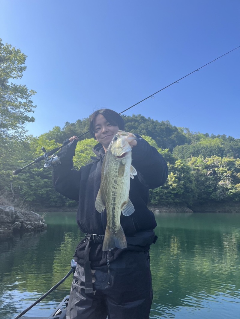 京都府南丹日吉ダムのボートでバス釣果