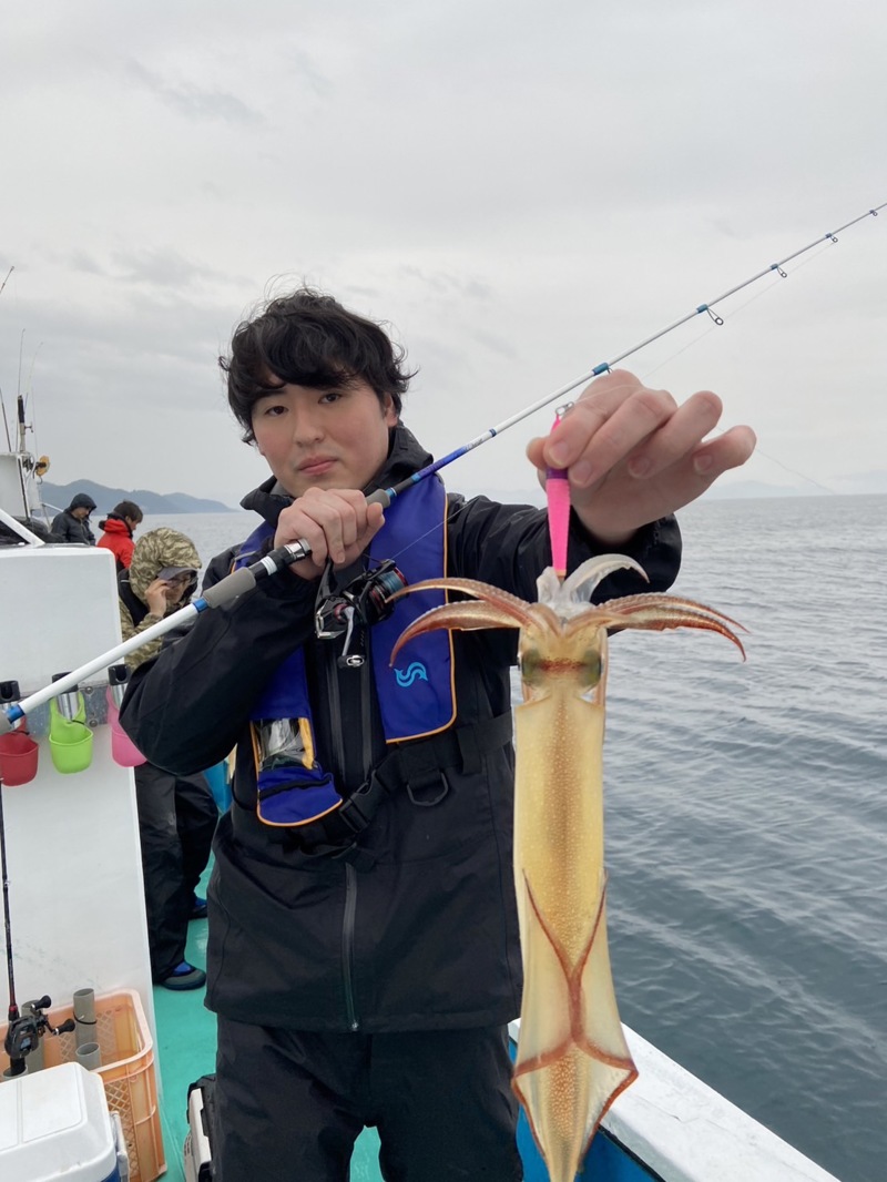 京丹後市網野沖の船釣りイカメタル・オモリグでイカ釣果