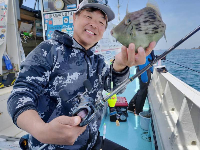 徳島県阿南の船釣りでカワハギ釣果