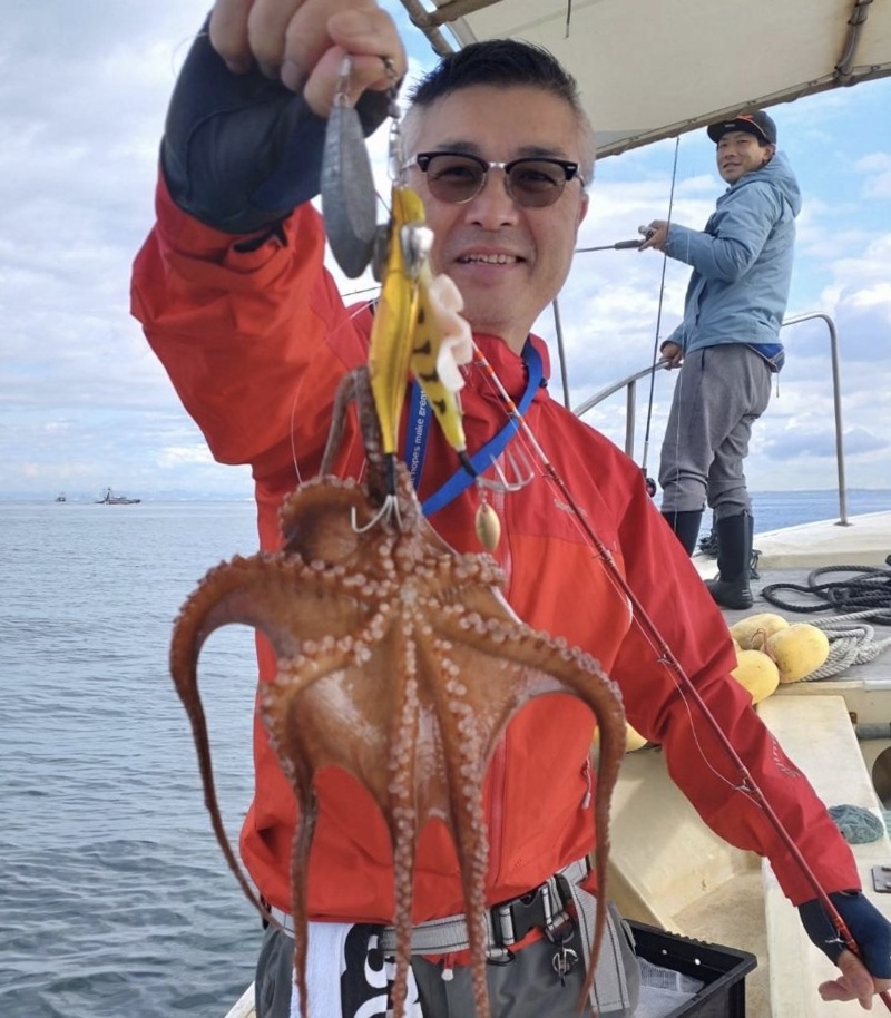 神戸市須磨から船釣りでタコ釣果