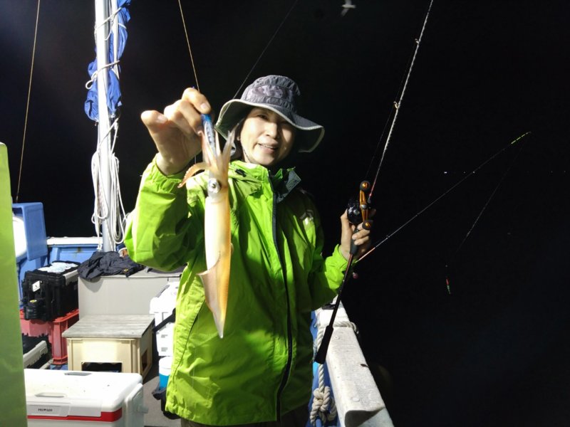 福井県小浜の丸吉丸でイカメタル釣果