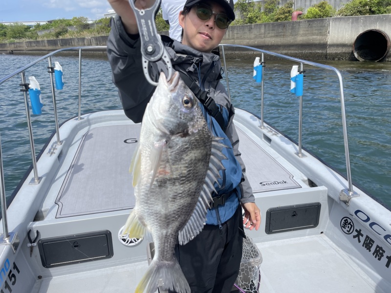大阪市大正区からボートチニングでチヌ・キビレ釣果