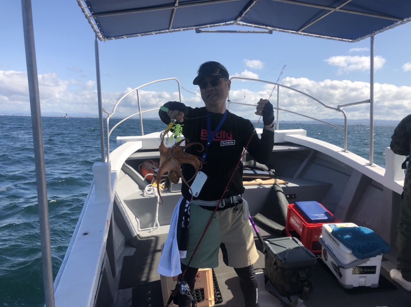 大阪府泉大津忠岡町から出船のさーやん丸でタコ釣果