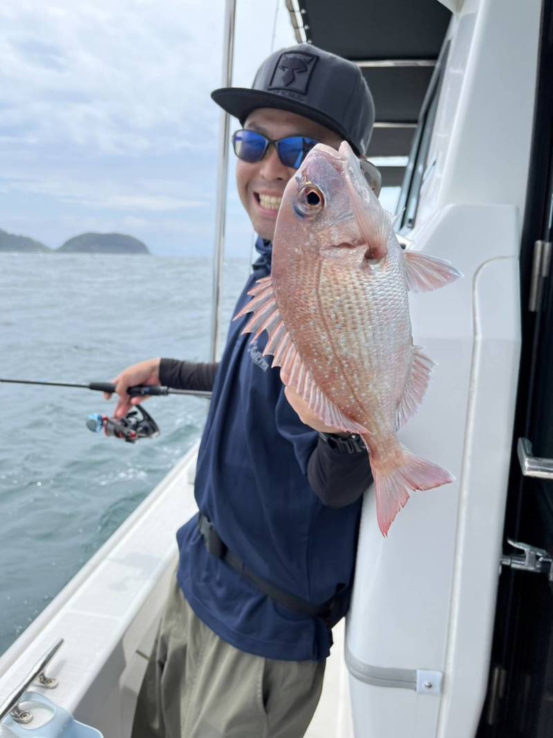 夏の加太タイラバ