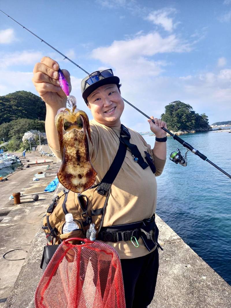 秋イカエギングin串本