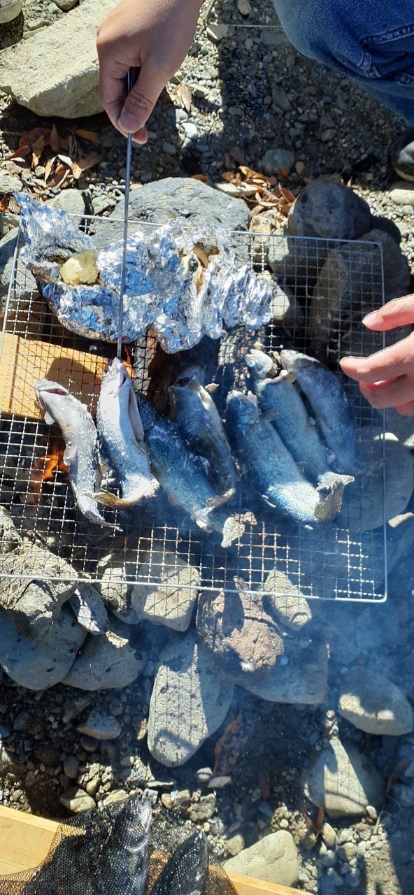 芥川マス釣り場釣行&BBQ