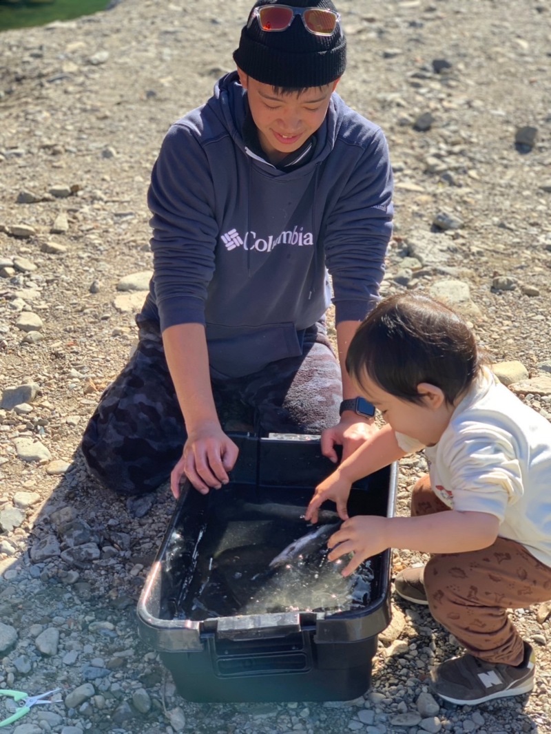 芥川マス釣り場釣行&BBQ