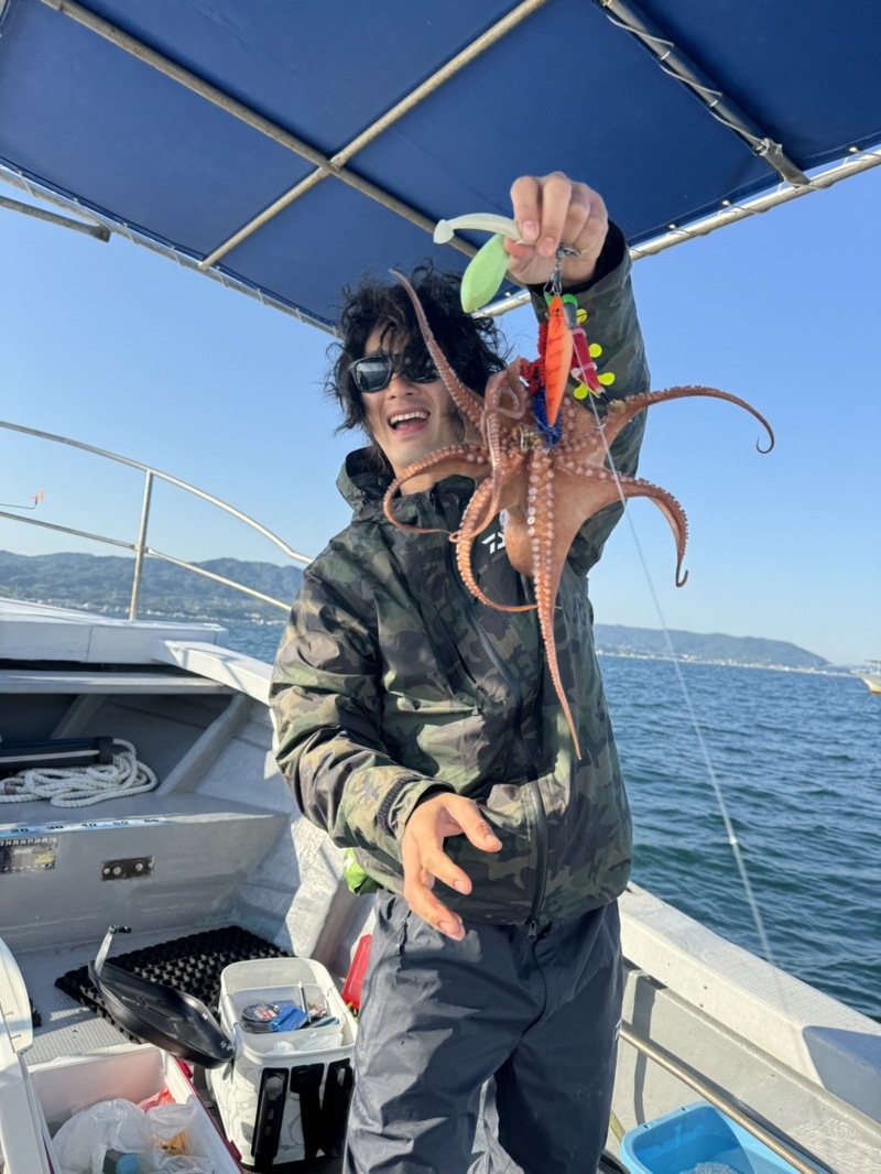 釣果上向き➚➚船タコ釣り!!