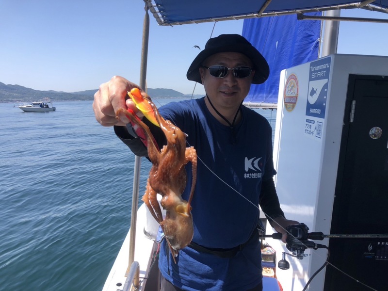釣果上向き➚➚船タコ釣り!!