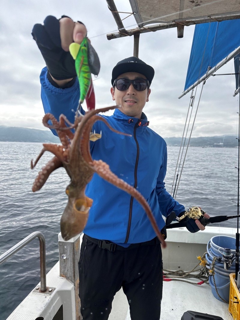 明石タコ、ジギング