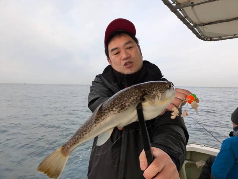 カットウフグ釣り