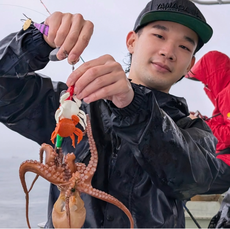 明石沖タコ釣り!