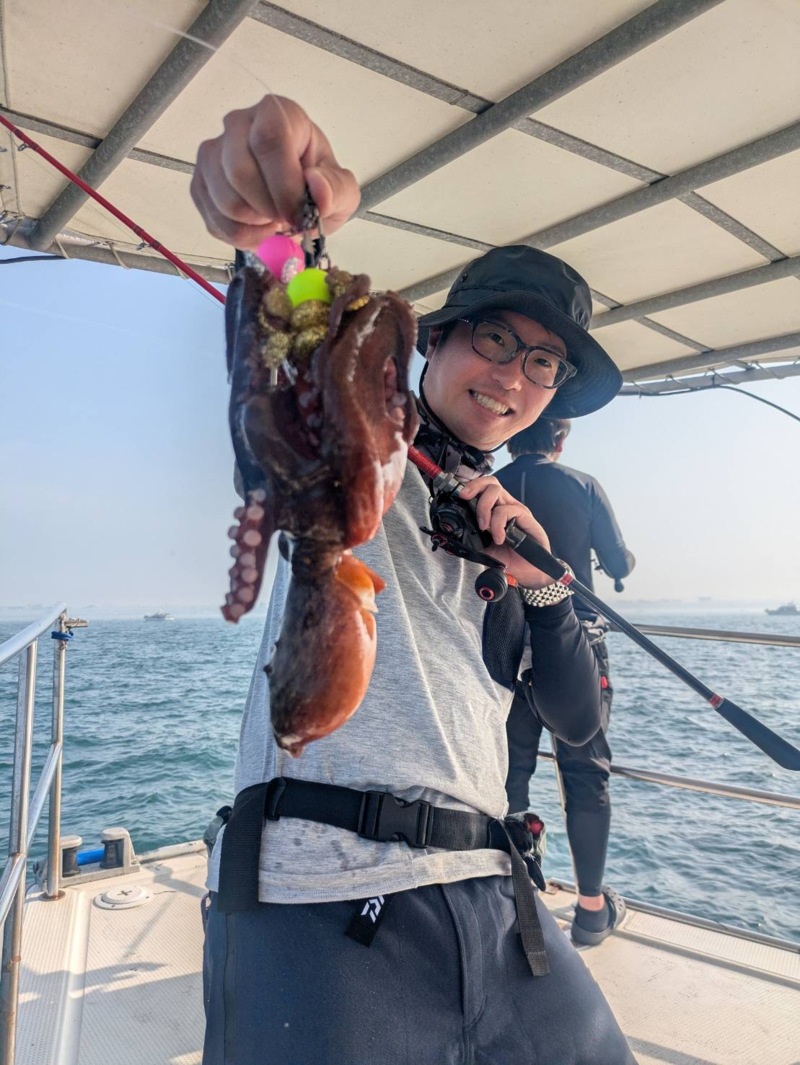 明石船タコ釣行
