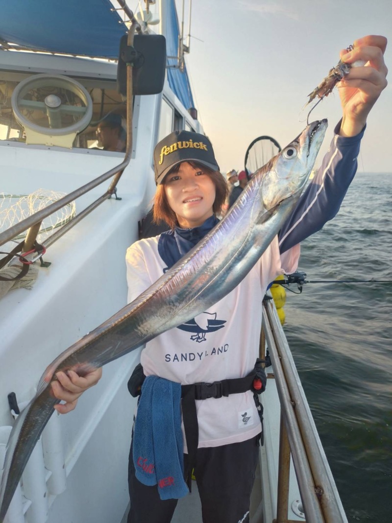 三重県鳥羽沖のタチウオ釣果