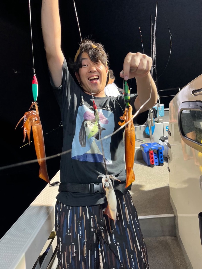 京都府京丹後市 「シーマン」のケンサキイカ・スルメイカ釣果