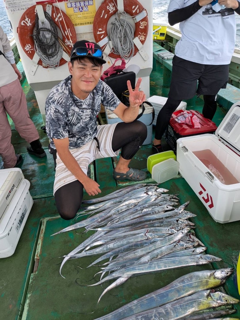 大阪湾「第二小島丸船」テンヤでタチウオ釣果