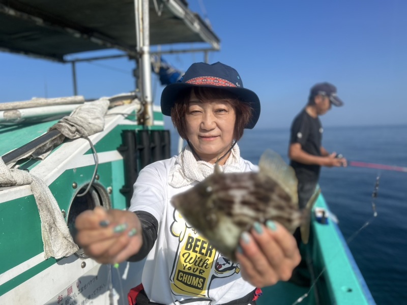 和歌山県の遊漁船「釣りごころ」さんでカワハギ釣果