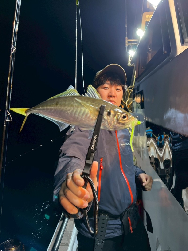 和歌山県の釣船「シーホース」バチコンでアジ釣果