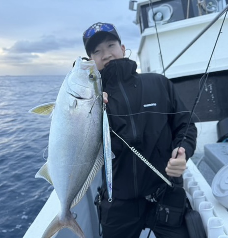 和歌山県田辺沖のジギング船でシオ・ハタ釣果