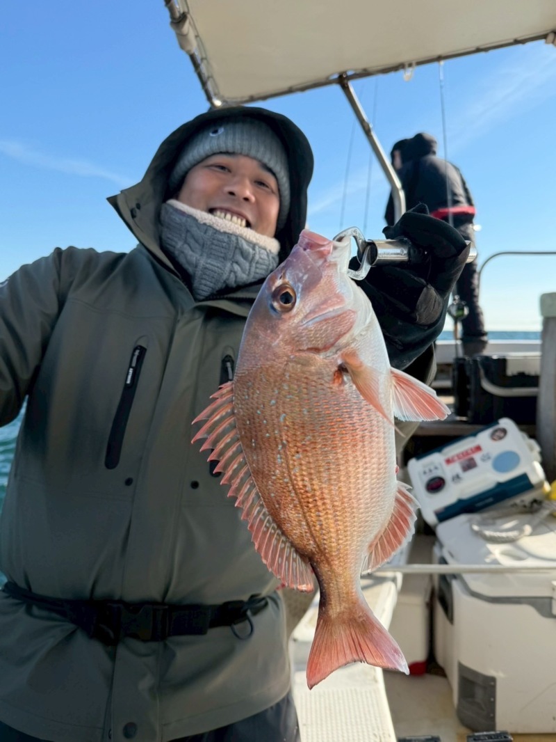 兵庫県明石沖のタイラバで鯛釣果㊗️🎍🎍