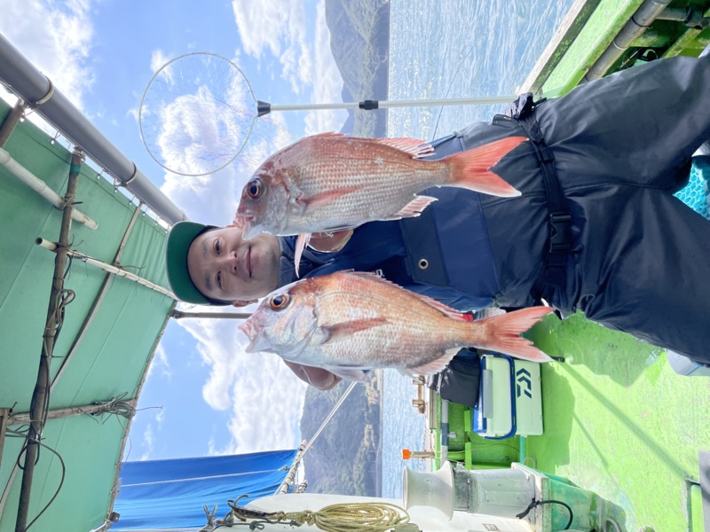 大阪府泉南郡『小島丸』さんにて『一つテンヤ』の釣果